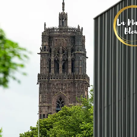 La Maison Bleue, Un Emplacement De Choix A Lägenhet