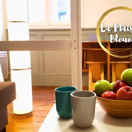 Lägenhet La Maison Bleue, Un Emplacement De Choix A Rodez