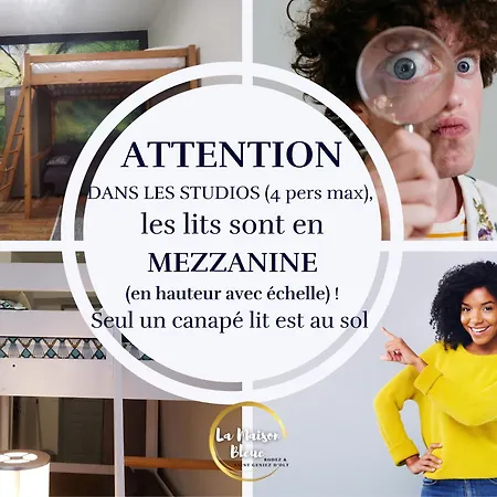 Lägenhet La Maison Bleue, Un Emplacement De Choix A *